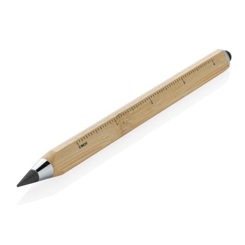 Bamboe pen met liniaal - Afbeelding 2